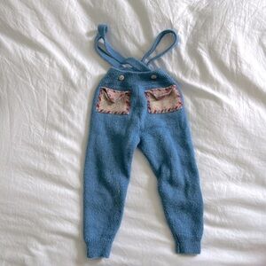 Oeuf wool suspenders with envelope pockets